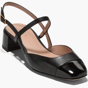 Cole Haan Pella Pump Black Leather 8.5B